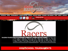 Tablet Screenshot of foundation.akronracers.org